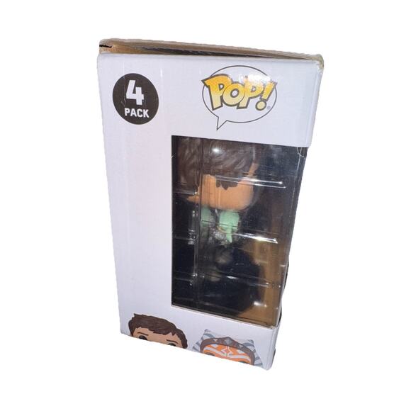 Funko POP! Star Wars - The Mandalorian Ahsoka Boba Fett Fennec 4-Pack Exclusive - Picture 12 of 13